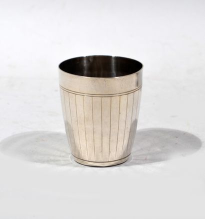 Small TIMBAL in solid silver, Minerva mark,...