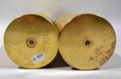 Lot of vases in shell casings.

Trench work.

Height...