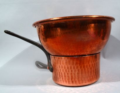 Lot of red and yellow brass including pair...
