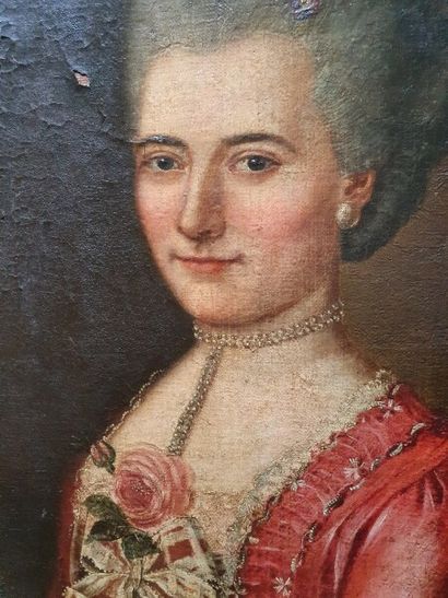 École française de la fin du XVIIIe siècle 

« Portrait...
