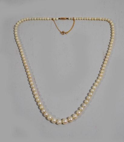 COLLIER DE PERLES de culture fantaisie avec...