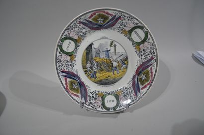 CREIL et MONTEREAU

DIX ASSIETTES en céramique...
