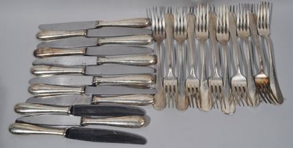 François FRIONET

Partie de ménagère en métal...