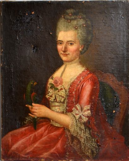 École française de la fin du XVIIIe siècle 

« Portrait...
