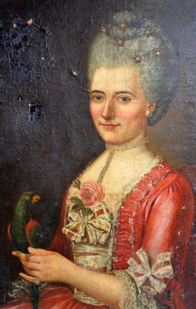 École française de la fin du XVIIIe siècle 

« Portrait...