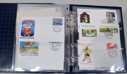 Lot d'enveloppes premier jour et timbres...