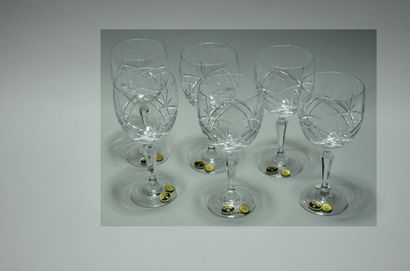 CRISTAL DE BOHEME

Suite de six verres à...