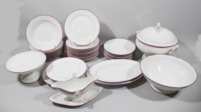 HAVILAND LIMOGES - Partie de service en porcelaine...