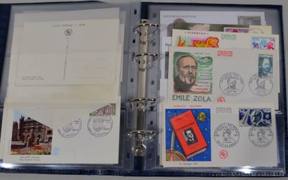 Lot d'enveloppes premier jour et timbres...