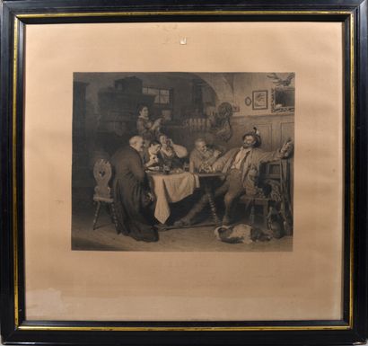 Lot de gravures comprenant 