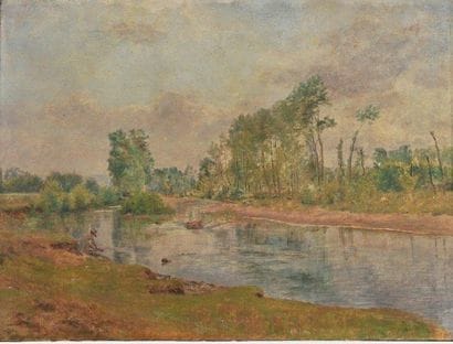 Charles Joseph BEAUVERIE (1839 - 1924)
Lavandière...