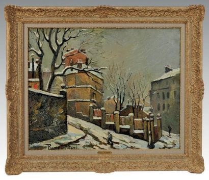 Pierre DUMONT (1884-1936)
Rue à Montmartre...