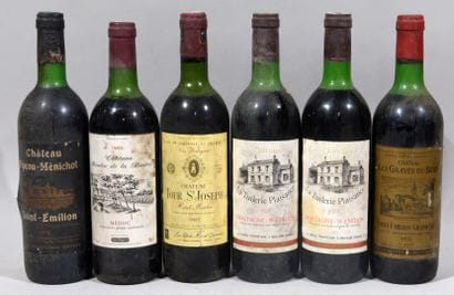 Deux bouteilles de CHATEAU LA TUILERIE PLAISANCE...