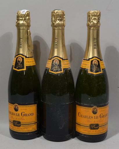 3 bouteilles de BLANC DE NOIR CHARLES LE...