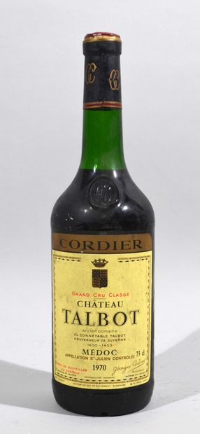 Une bouteille de CHATEAU TALBOT Médoc Georges...