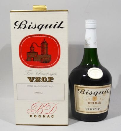 1 bouteille de COGNAC Bisquit Fine Champagne...