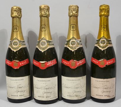 4 bouteilles de CHAMPAGNE PERRIER JOUËT Grand...