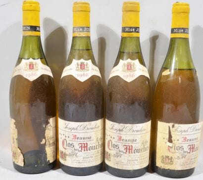 4 bouteilles de BEAUNE Premier Cru « Clos...