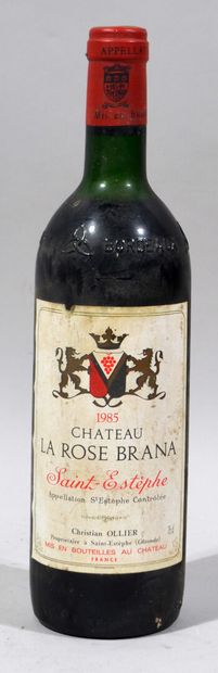 Une bouteille de CHATEAU LA ROSE BRANA Saint...