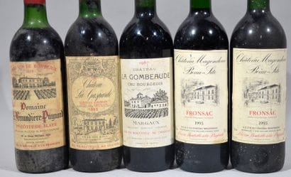 Une bouteille de CHATEAU LA GASPARDE Cotes...