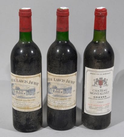 2 bouteilles de CHATEAU LARCIS JAUMAT Saint...