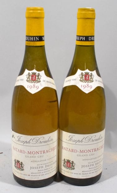 2 bouteilles de BATARD MONTRACHET Joseph...