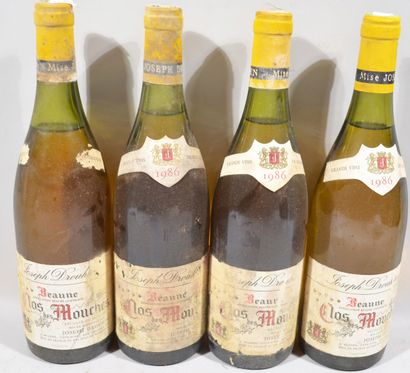4 bouteilles de BEAUNE Premier Cru « Clos...
