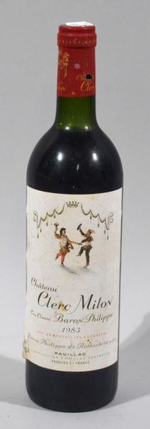1 bouteille de CHATEAU CLERC MILON Cru classé...