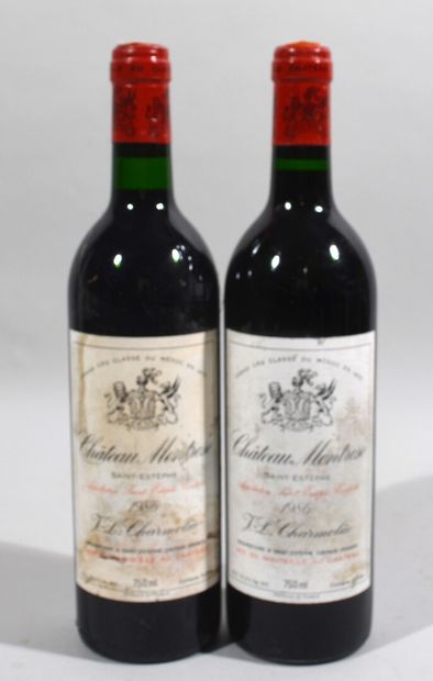 2 bouteilles de CHATEAU MOTROSE Saint-Estèphe...