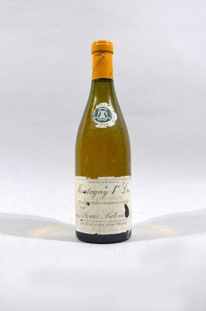 Une bouteille de Montagny premier cru, Domaine...