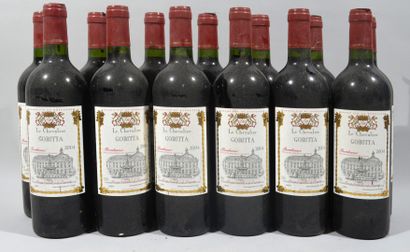 14 bouteilles de CHEVALIER GOBITTA Bordeaux...