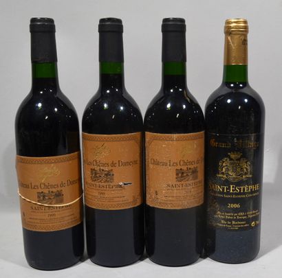 3 bouteilles de CHATEAU LES CHENES DE DOMEYNE...