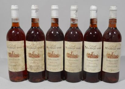 6 bouteilles de BELLE MARQUISE Rosé du Pays...