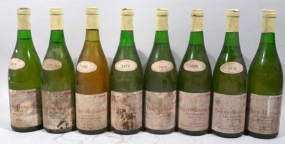 7 bouteilles de PULIGNY MONTRACHET « Les...