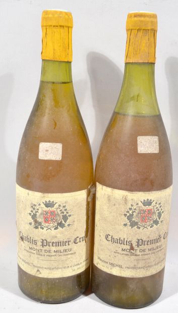 2 bouteilles de CHABLIS Premier Cru « Mont...