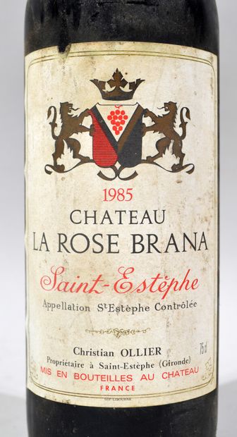 Une bouteille de CHATEAU LA ROSE BRANA Saint...