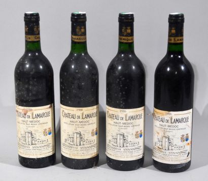 4 bouteilles de CHATEAU DE LARMARQUE Haut...