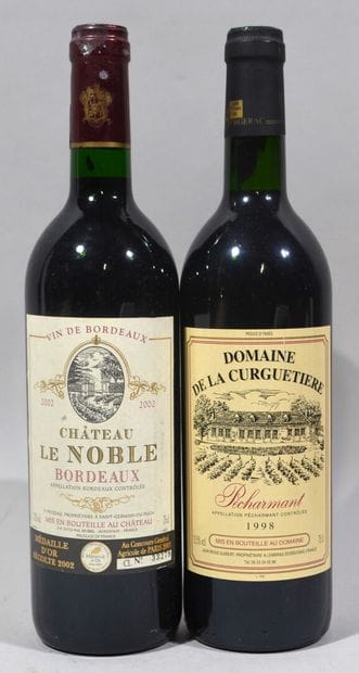 Une bouteille de DOMAINE DE LA CURGUETIERE...