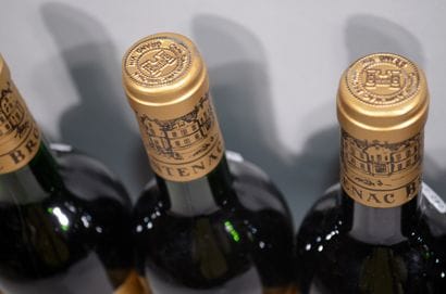 9 bouteilles de CHATEAU CANTENAC BROWN Margaux...