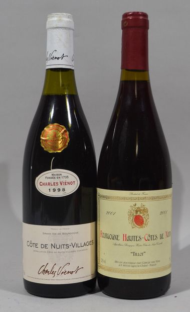Une bouteille de BOURGOGNE HAUTES COTES DE...