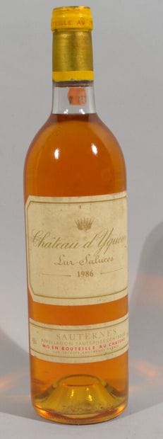 1 Bouteille CHATEAU D'YQUEM 1986, Sauternes

(niveau...