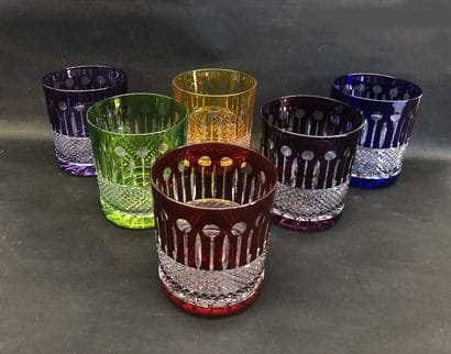 BOHEMIA CRYSTAL 

Ensemble de six verres...