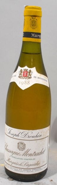1 bouteille de CHASSAGNE MONTRACHET « Marquis...