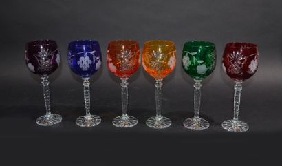 BOHEMIA CRYSTAL 

Ensemble de 6 verres à...