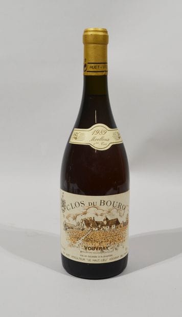1 bouteille de Clos du Bourg Vouvray moelleux...
