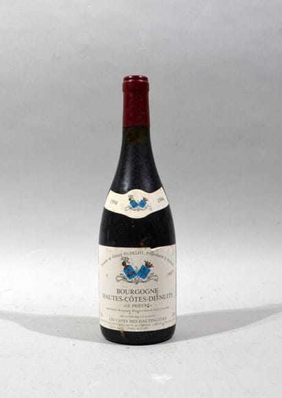 Deux bouteilles de BOURGOGNE HAUTES-COTES-DE-BEAUNE...