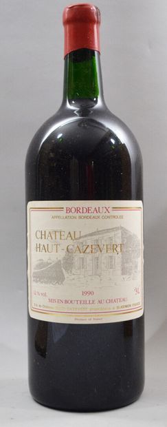 1 Jéroboam de CHATEAU HAUT-CAZEVERT 1990...