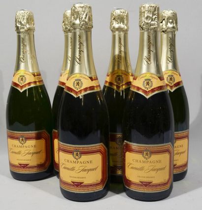 6 bouteilles de CHAMPAGNE CAMILLE JACQUET...
