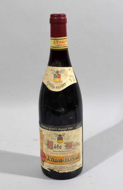 1 bouteille de COTE ROTIE 1995 J. Vidal Fleury

(Etiquette...
