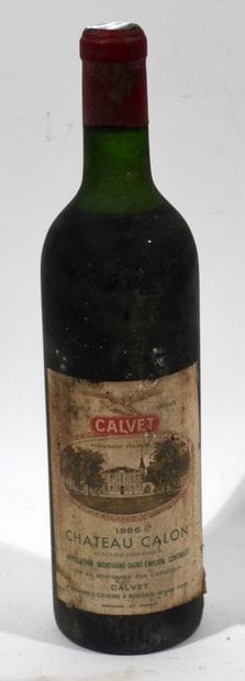 1 bouteille de CHATEAU CALON 1966 Montagne...